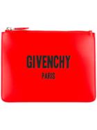 Givenchy Givenchy Paris Clutch Bag - Red