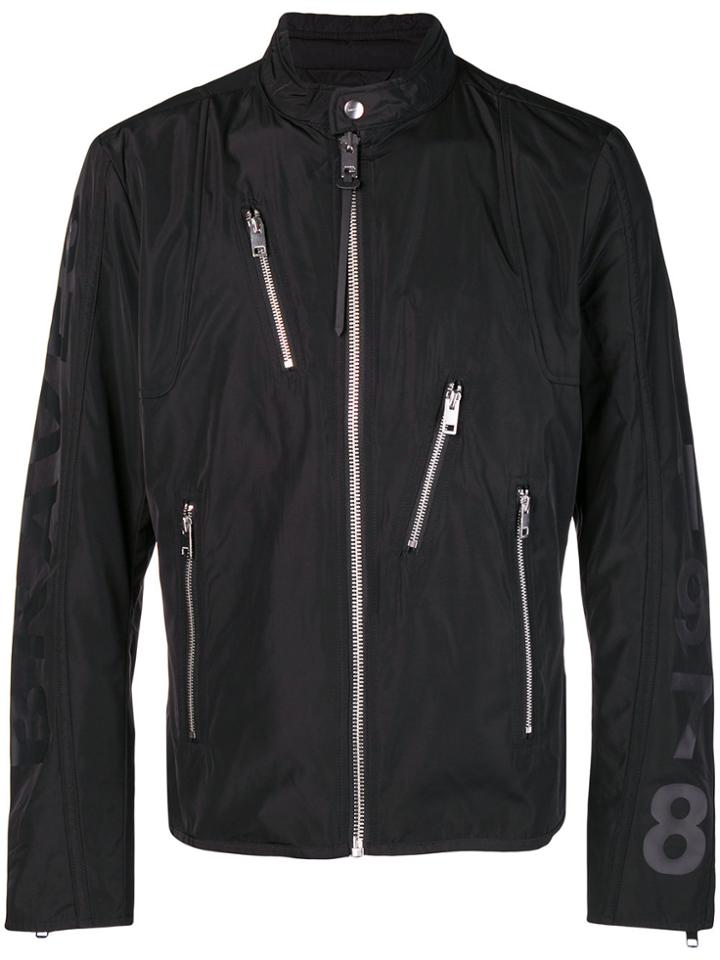 Diesel Lightweight Biker Jacket - Black