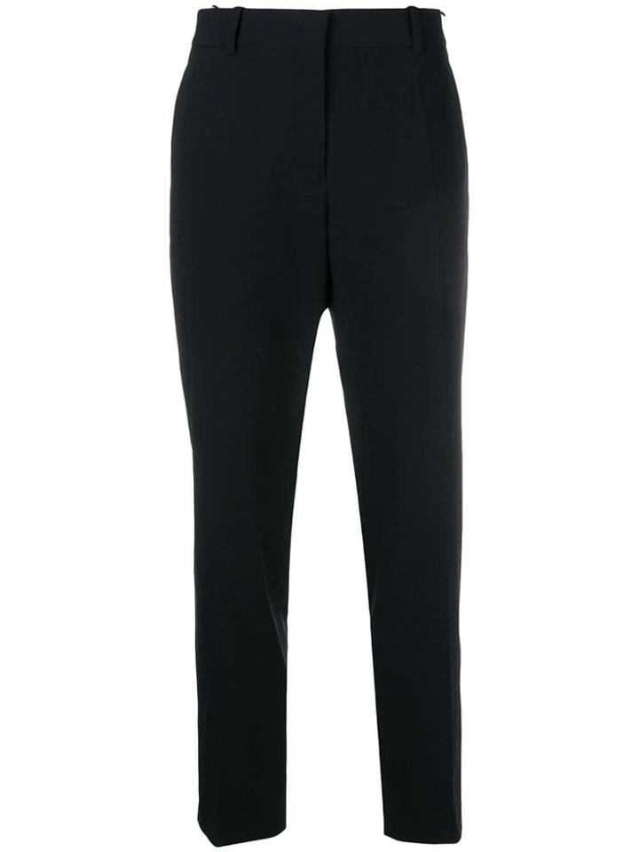 Jil Sander High Waisted Tailored Trousers - Blue