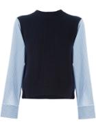 Erika Cavallini 'marlee' Knit Vest, Women's, Size: Large, Blue, Cotton/polyamide/spandex/elastane/virgin Wool