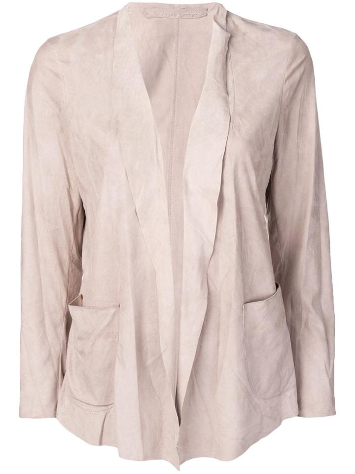 Salvatore Santoro Open Front Blazer - Neutrals