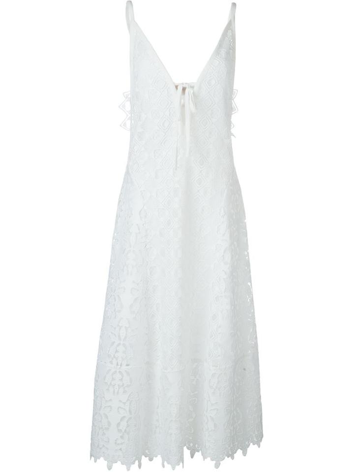 No21 Plunging V-neck Lace Dress