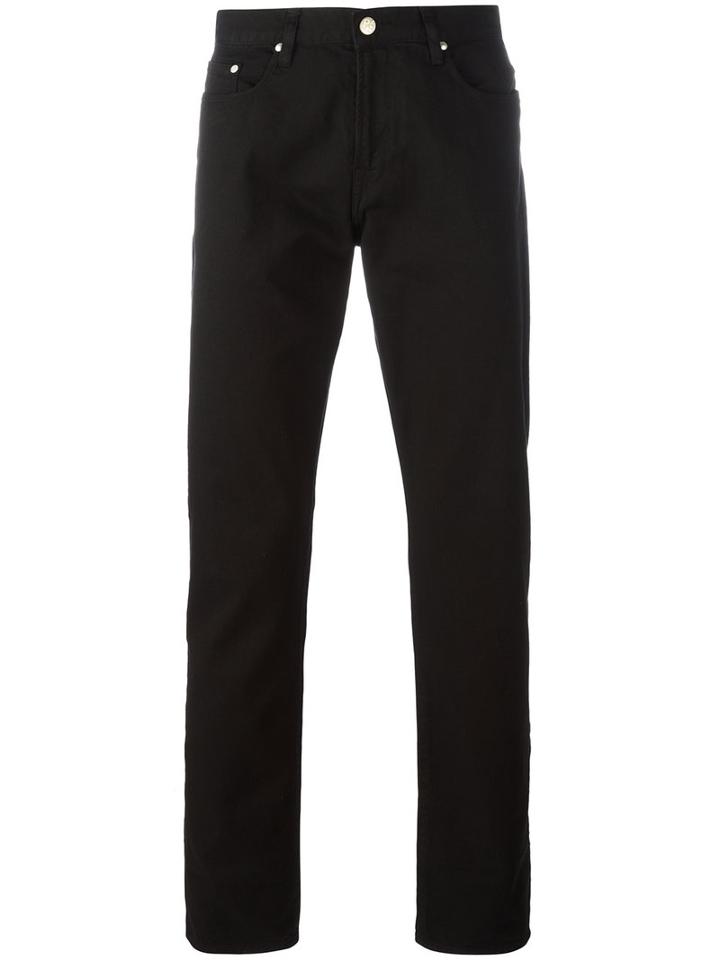 Ps By Paul Smith Straight-leg Jeans, Size: 28/30, Black, Cotton