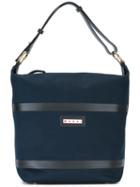 Marni Canvas Shoulder Bag, Women's, Blue, Cotton
