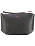 Furla Zipped Pouch - Black