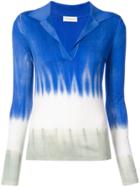 Gabriela Hearst Elaine Dip Dye Sweater - Blue