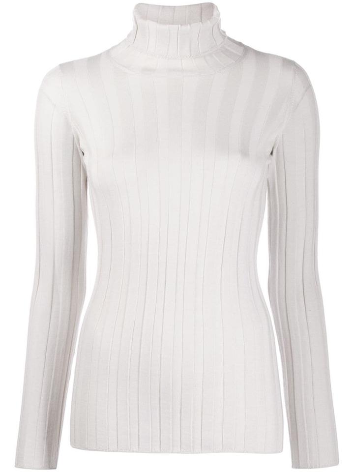 Fabiana Filippi Ribbed Knit Sweater - White