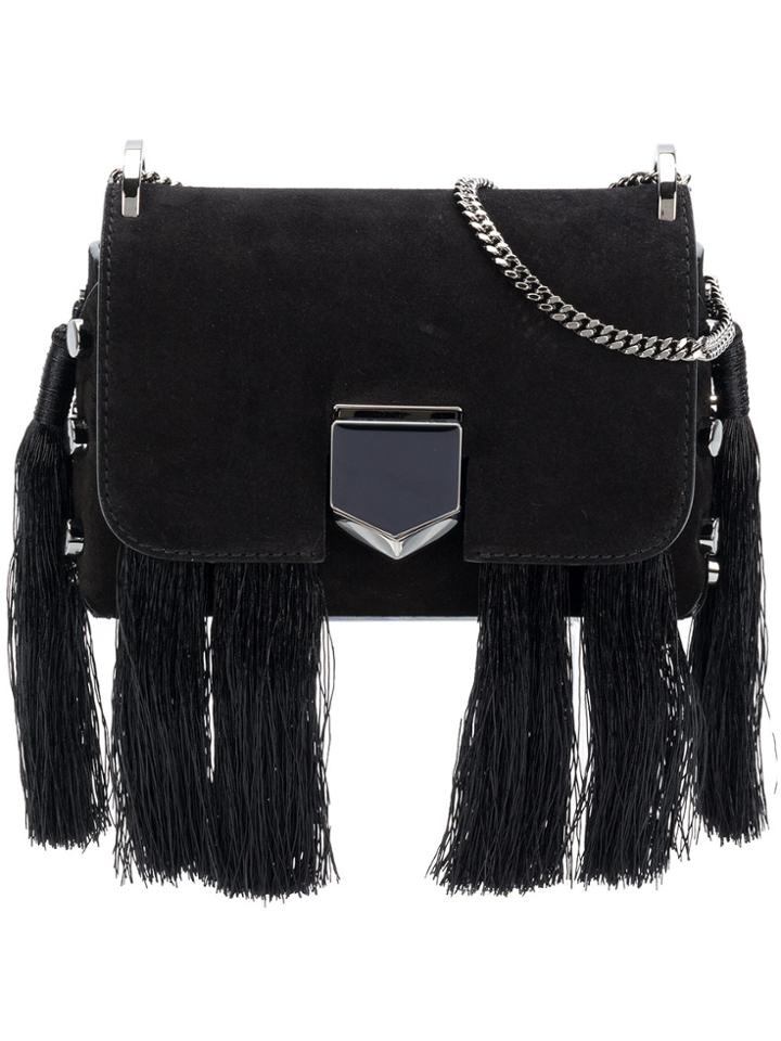 Jimmy Choo Lockett Mini Tassel Bag - Black