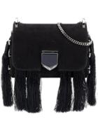 Jimmy Choo Lockett Mini Tassel Bag - Black