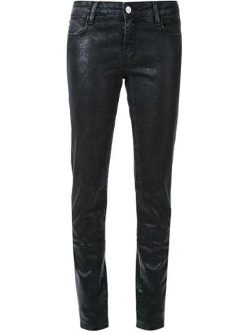 Brocken Bow Snakeskin Print Skinny Jeans, Women's, Size: 32, Black, Cotton/polyester/spandex/elastane