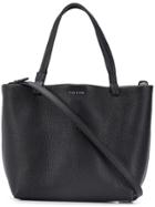 The Row Pebbled Texture Tote - Black