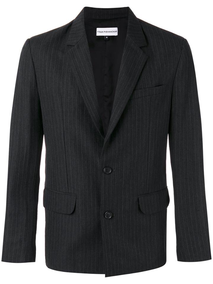 Gosha Rubchinskiy Pinstripe Blazer - Grey