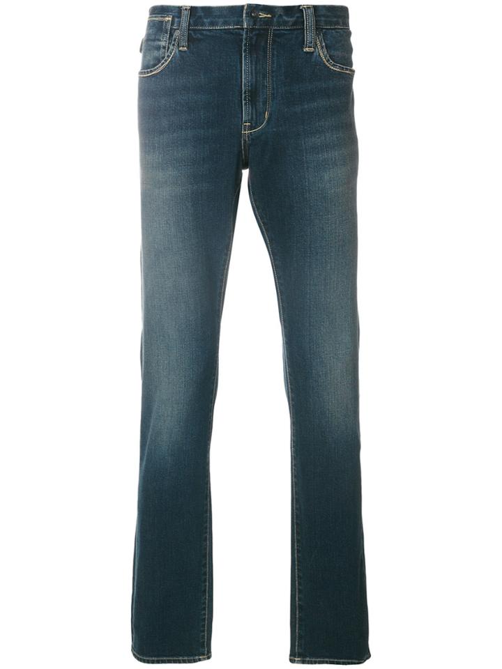 John Varvatos Faded Effect Jeans - Blue