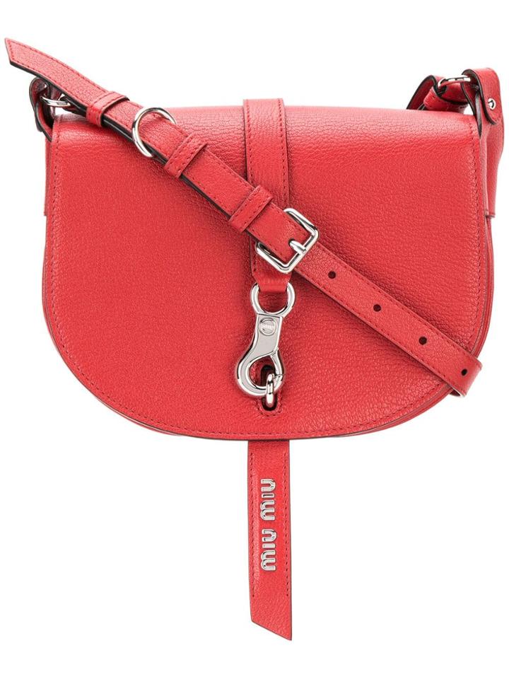 Miu Miu Saddle Bag - Red