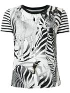 Marc Cain Zebra Print T-shirt - Black