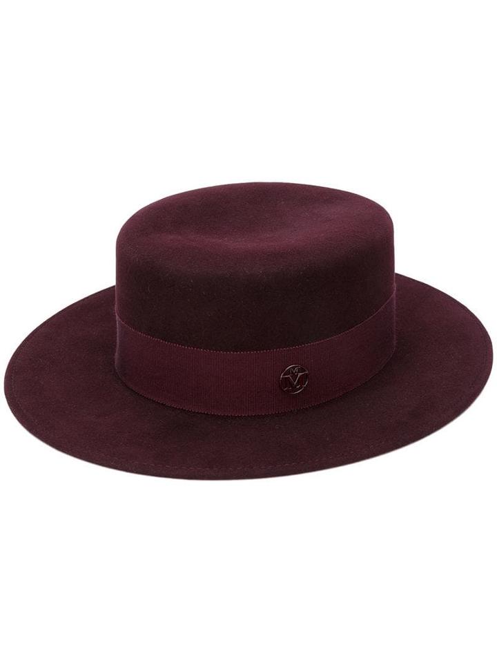 Maison Michel Felt Hat - Pink