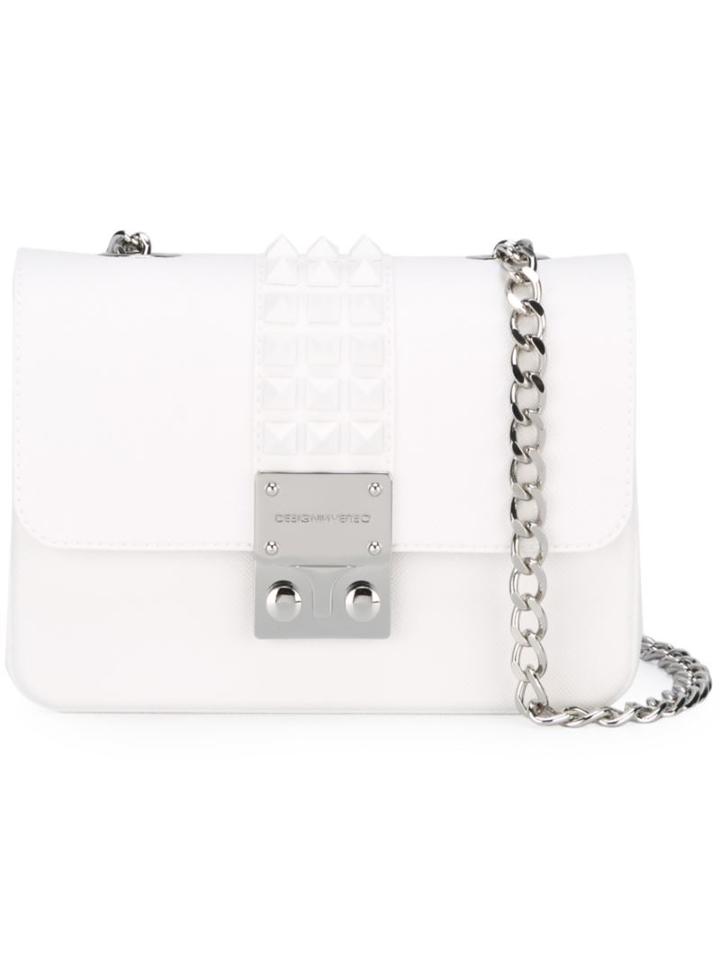 Designinverso 'amalfi' Studded Shoulder Bag, Women's, White