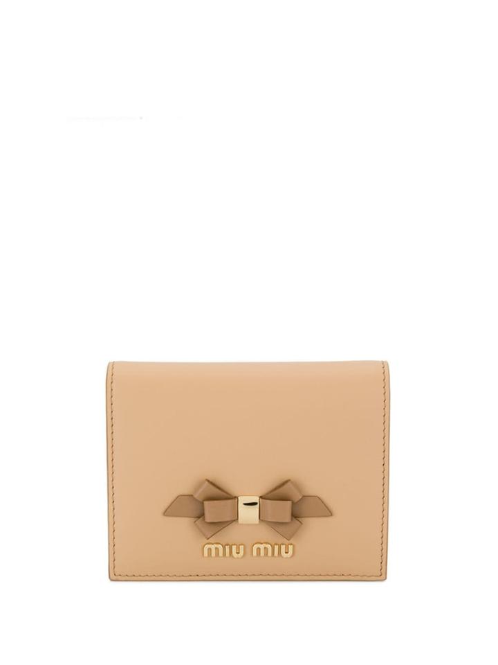 Miu Miu Bow Detail Purse - Neutrals