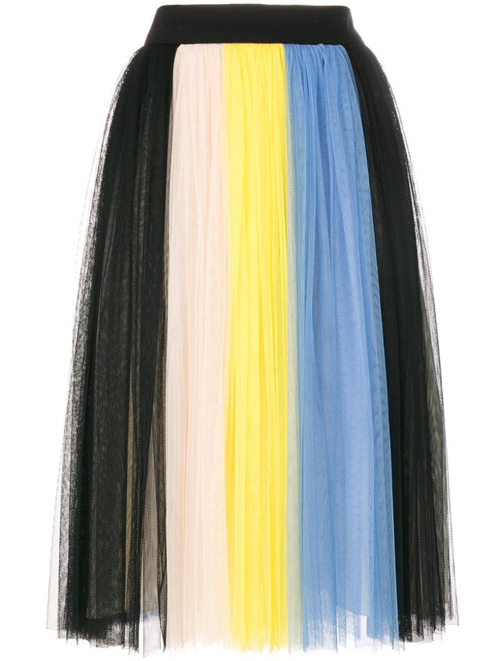 Fausto Puglisi Pleated Skirt - Multicolour