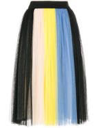 Fausto Puglisi Pleated Skirt - Multicolour