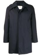 Mackintosh Dunoon Hood Navy Raintec Cotton Short Hooded Coat Gm-1004fd