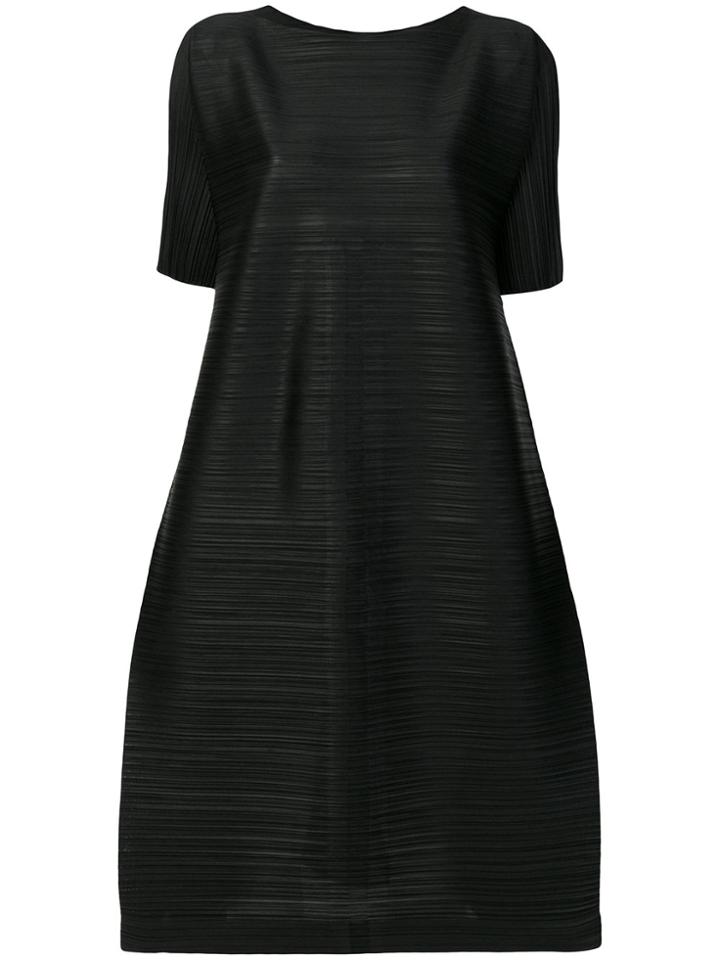 Pleats Please By Issey Miyake Structured Cocoon Top - Black
