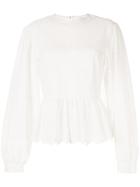 Sir. Amelie Tie Top - White