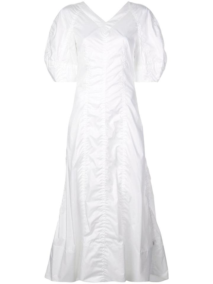 Sonia Rykiel Puff Sleeve Dress - White