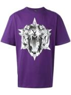 Marcelo Burlon County Of Milan Martin T-shirt, Men's, Size: Xs, Pink/purple, Cotton