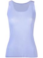 Pleats Please By Issey Miyake Sleeveless Tank Top - Pink & Purple