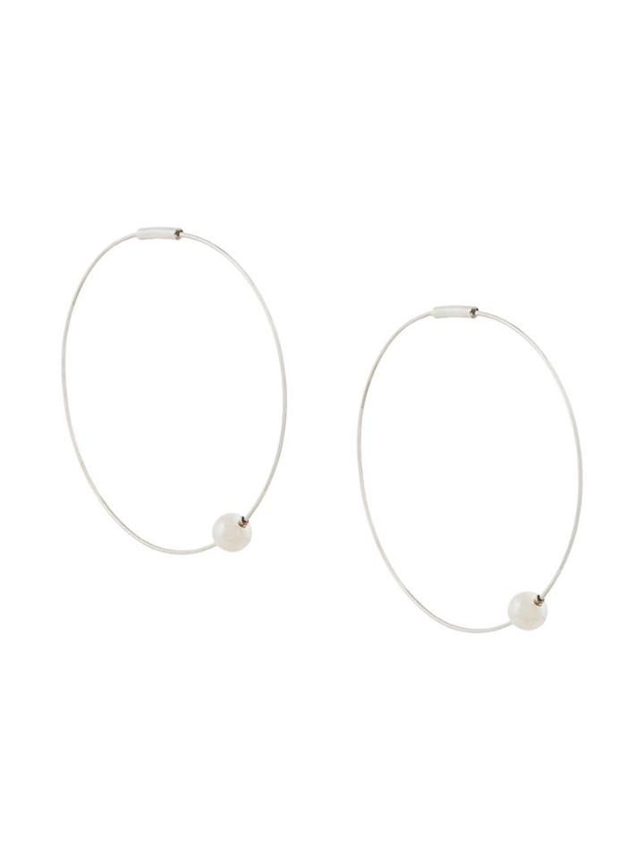 E.m. Hoop Earring - Metallic