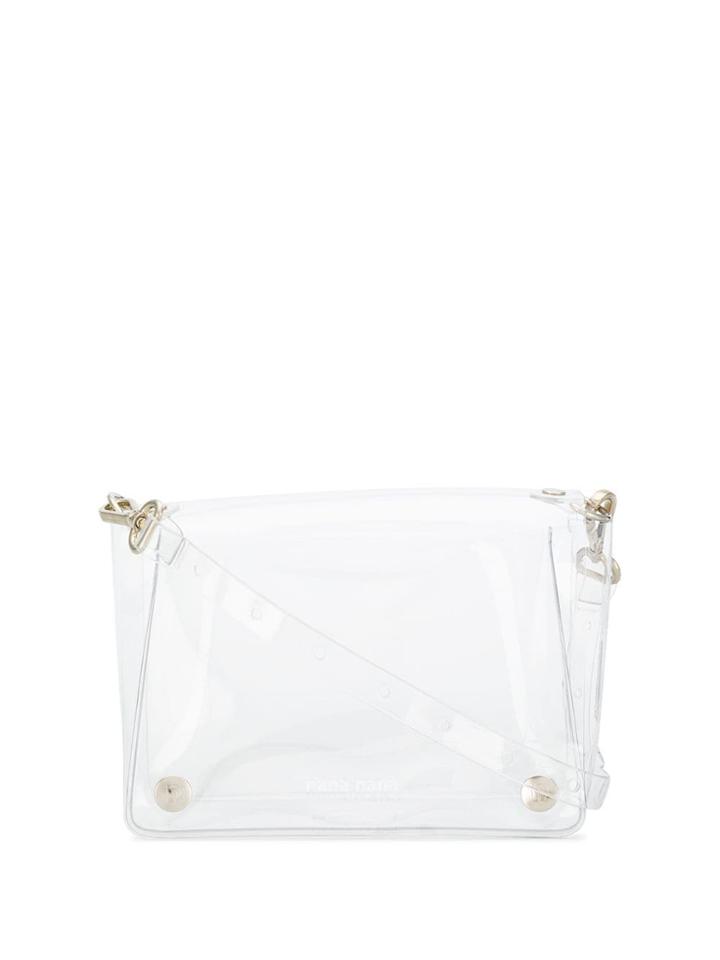 Nana-nana Transparent Cross Body Bag - Neutrals