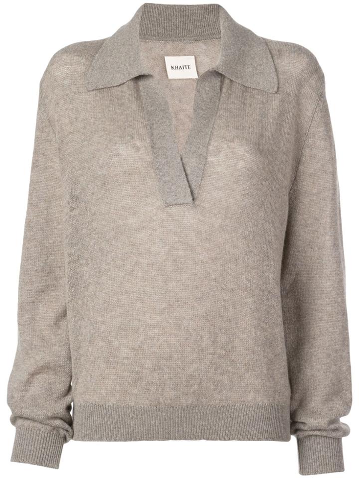 Khaite Jo V-neck Jumper - Brown
