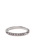 Wouters & Hendrix Gold 18kt White Gold Figaro Chain Ring