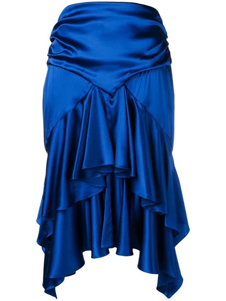 Alexandre Vauthier Ruffled Skirt - Blue