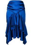 Alexandre Vauthier Ruffled Skirt - Blue