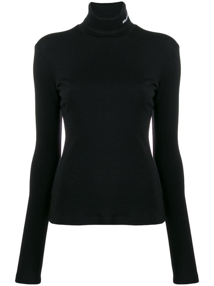 Calvin Klein Roll Neck Sweater - Black