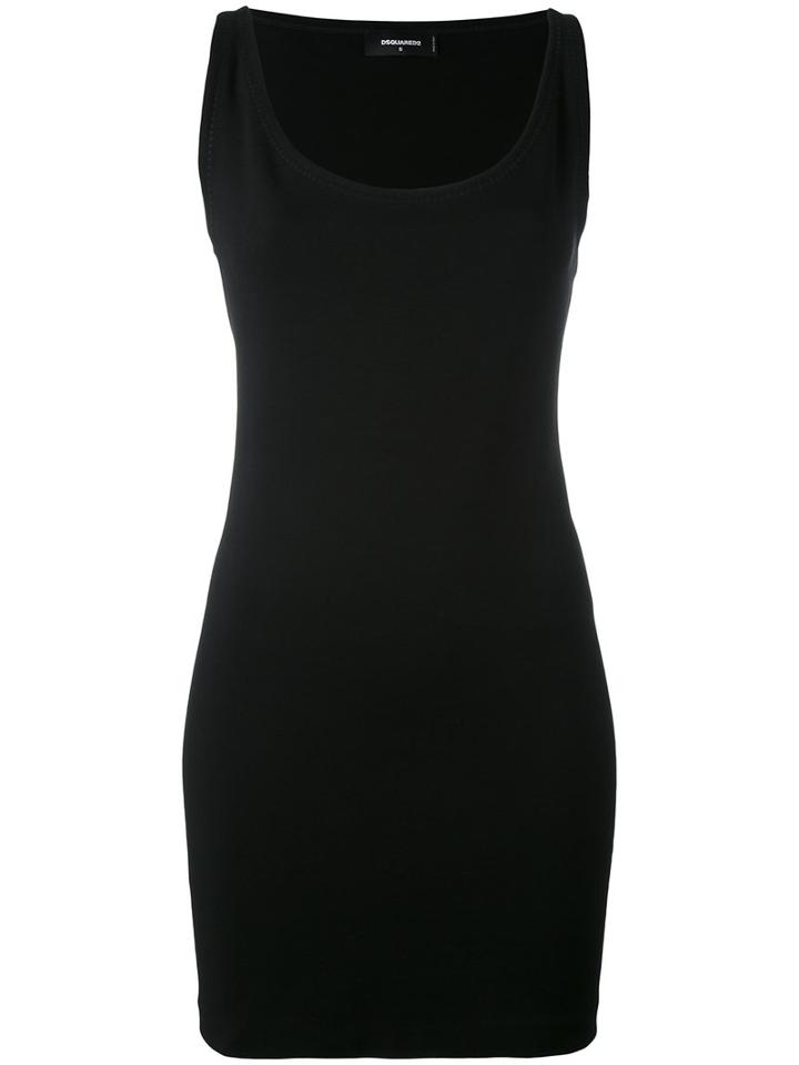 Dsquared2 - Classic Dress - Women - Polyamide/spandex/elastane/viscose - S, Black, Polyamide/spandex/elastane/viscose