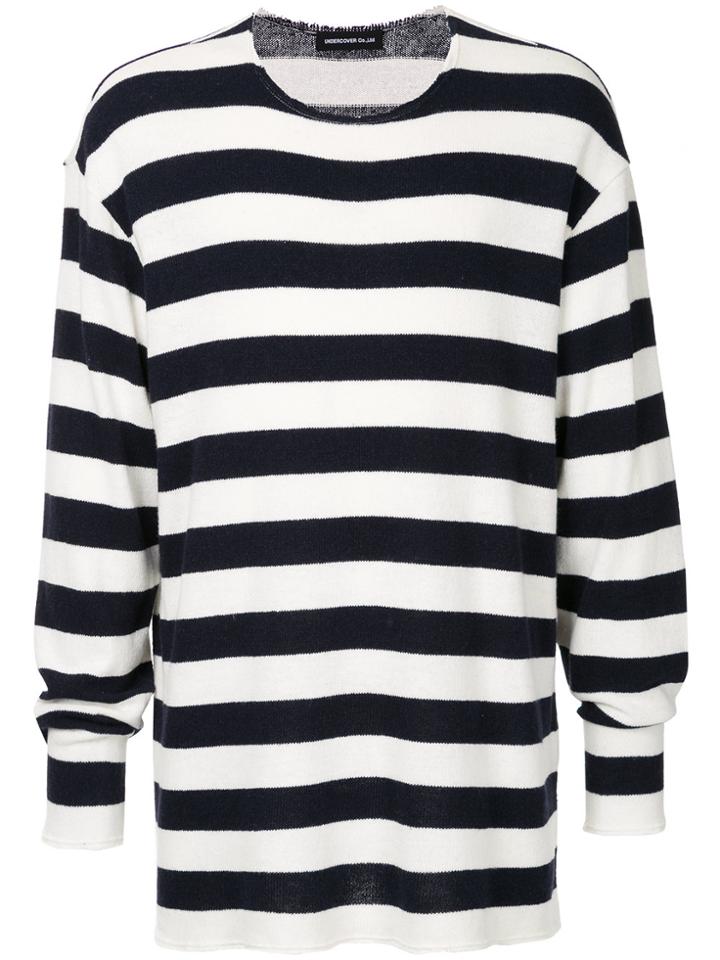 Undercover Long Striped Jumper - Black