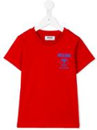 Moschino Kids Logo Print T-shirt, Boy's, Size: 6 Yrs, Red