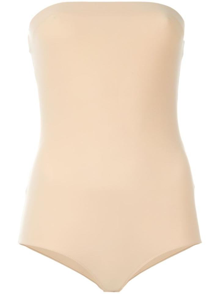 Maison Margiela Strapless Body, Women's, Size: 40, Nude/neutrals, Polyamide/spandex/elastane