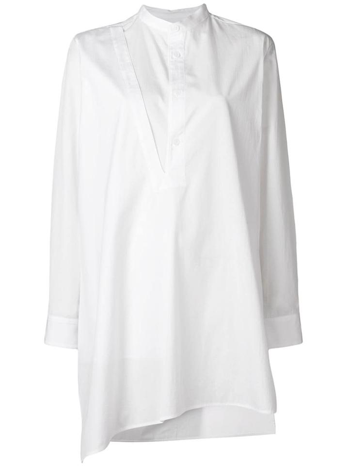 Y's Asymmetric Shirt - White