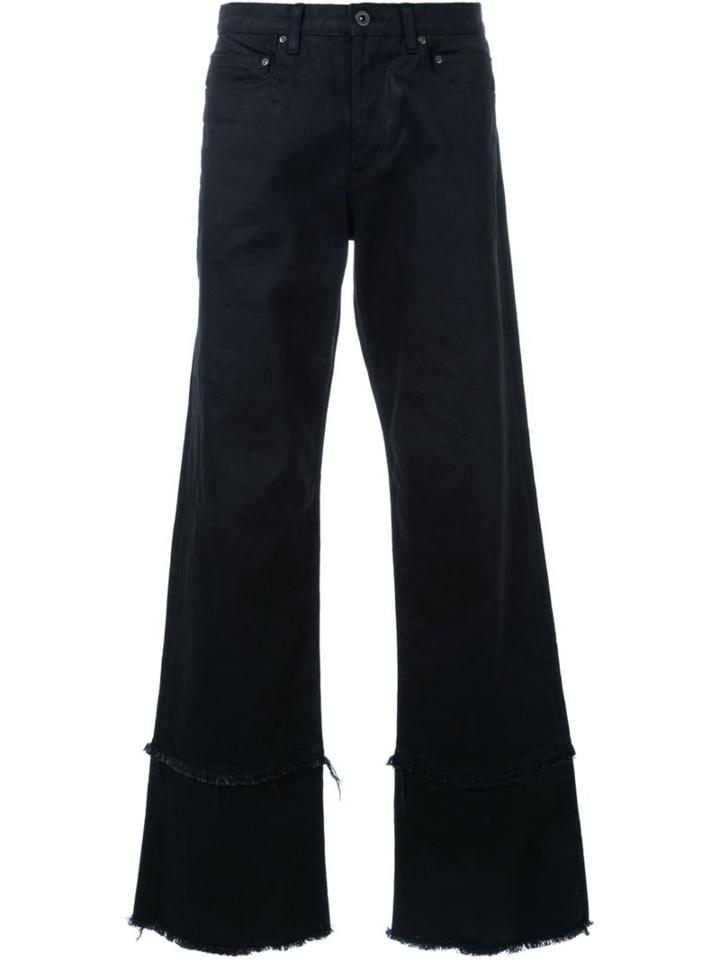 Dressedundressed Wide-legged Frayed Trousers