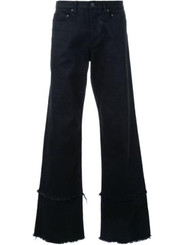 Dressedundressed Wide-legged Frayed Trousers