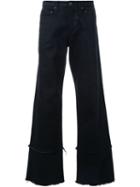 Dressedundressed Wide-legged Frayed Trousers