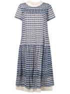 Comme Des Garçons Comme Des Garçons Triangle Print Dress - Blue