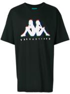 Paura Logo Print T-shirt - Black