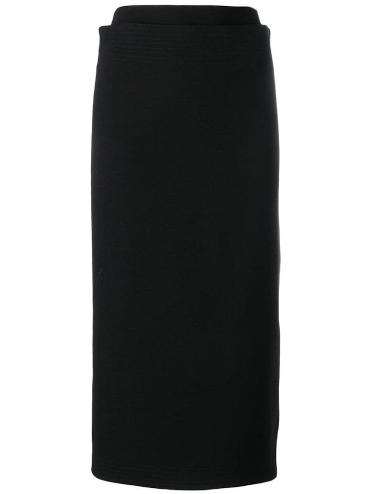 Victoria Beckham Multistitch Pencil Skirt - Black