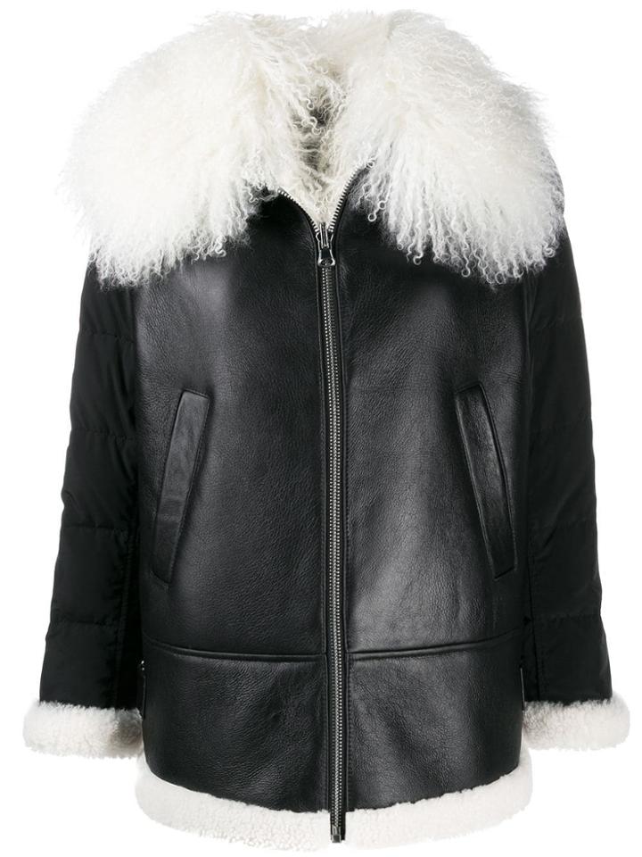 Dorothee Schumacher Zipped Contrast Jacket - Black