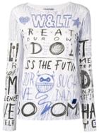 Walter Van Beirendonck Vintage Long-sleeve Printed T-shirt - White